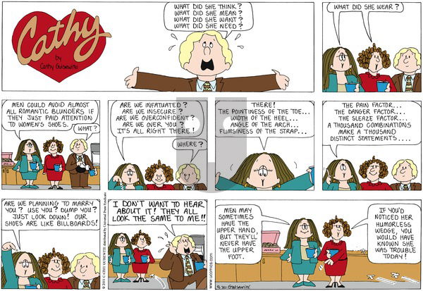Cathy Classics on Sunday September 30, 2012 Comic Strip