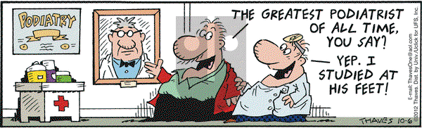 Frank and Ernest on Saturday October 6, 2012 Comic Strip