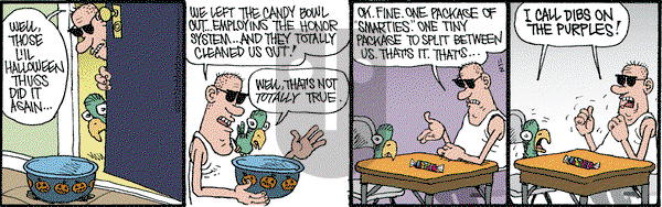 Monty on Thursday November 2, 2017 Comic Strip