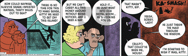 Rip Haywire on Thursday November 26, 2020 Comic Strip