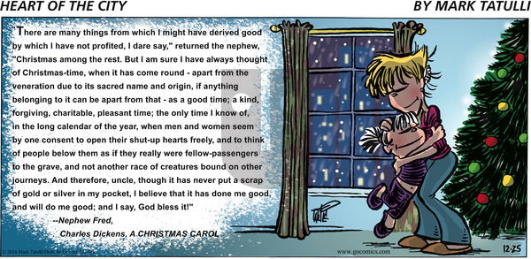 Heart of the City on Sunday December 25, 2016 Comic Strip