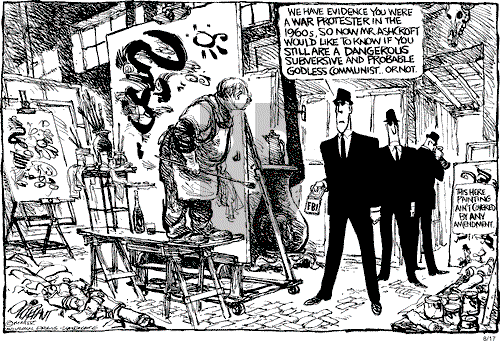 Pat Oliphant on Tuesday August 17, 2004 Comic Strip