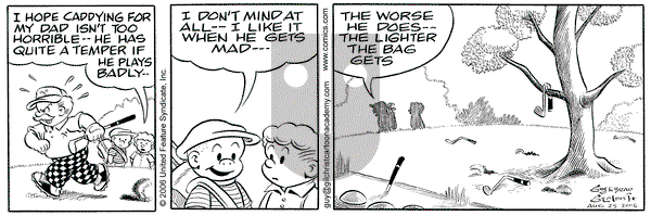 Nancy on Friday August 25, 2006 Comic Strip