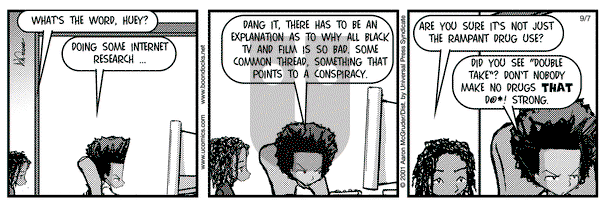 The Boondocks on Friday September 7, 2001 Comic Strip
