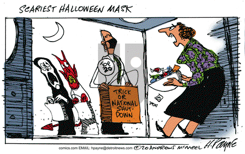 Henry Payne on Friday October 30, 2020 Comic Strip