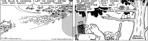 Alley Oop on Thursday November 19, 1998 Comic Strip