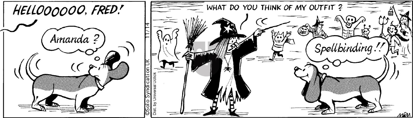 Fred Basset on Friday November 14, 2014 Comic Strip