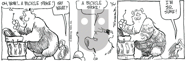 The Grizzwells on Monday February 21, 2000 Comic Strip