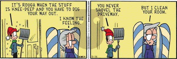 Grand Avenue on Wednesday November 14, 2018 Comic Strip