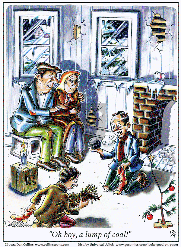 Looks Good on Paper - Saturday December 7, 2024 Comic Strip
