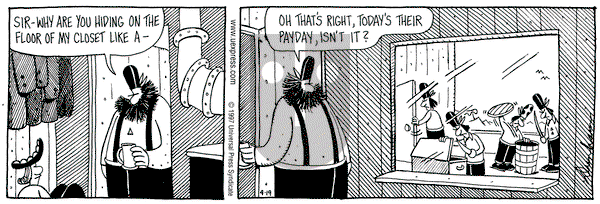 Overboard on Saturday April 19, 1997 Comic Strip