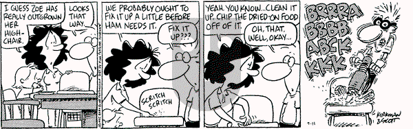Baby Blues on Thursday June 6, 1996 Comic Strip