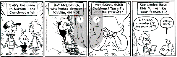 FoxTrot on Tuesday December 14, 1999 Comic Strip