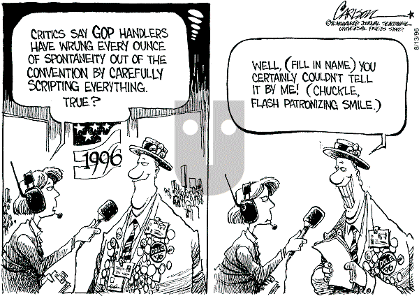 Stuart Carlson on Tuesday August 13, 1996 Comic Strip