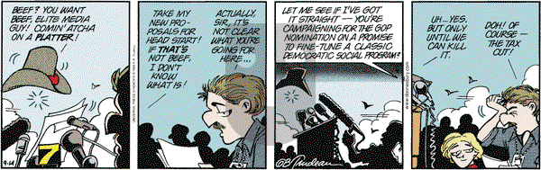 Doonesbury - Tuesday September 14, 1999 Comic Strip