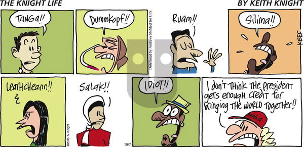 The Knight Life on Sunday October 7, 2018 Comic Strip