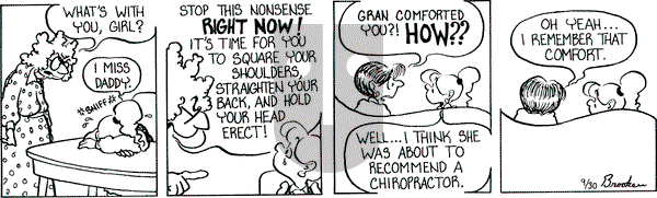 9 Chickweed Lane on Thursday September 30, 1993 Comic Strip