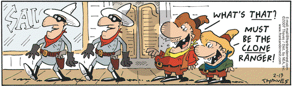 Frank and Ernest on Tuesday February 13, 2007 Comic Strip