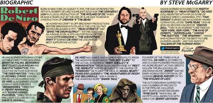 Biographic on Sunday October 8, 2023 Comic Strip