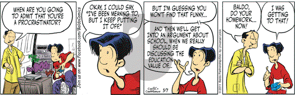 Baldo on Monday March 7, 2011 Comic Strip