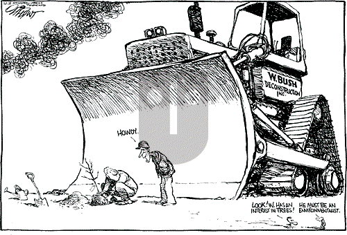 Pat Oliphant on Wednesday January 17, 2001 Comic Strip