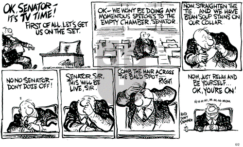 Pat Oliphant on Monday June 2, 1986 Comic Strip