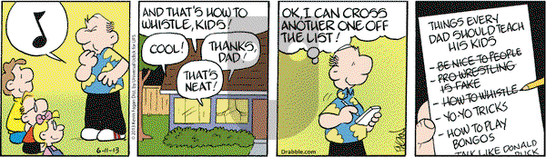 Drabble on Tuesday June 11, 2013 Comic Strip