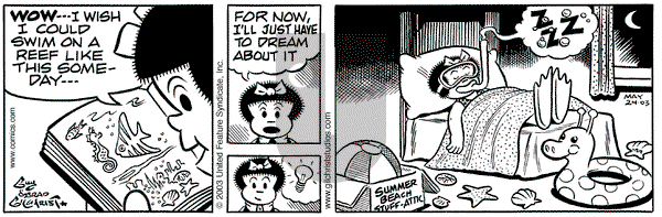 Nancy on Saturday May 24, 2003 Comic Strip