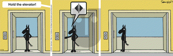 Dark Side of the Horse on Saturday April 19, 2025 Comic Strip