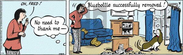 Fred Basset on Friday March 29, 2019 Comic Strip