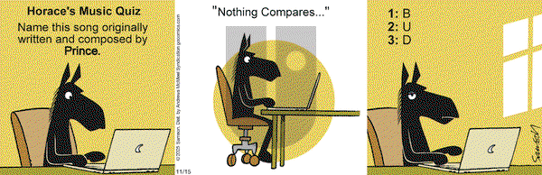 Dark Side of the Horse on Saturday November 15, 2025 Comic Strip