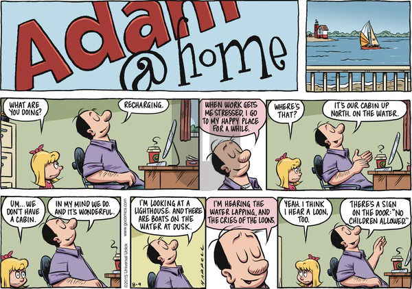 Adam@Home on Sunday August 9, 2015 Comic Strip