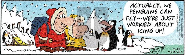 Frank and Ernest on Friday October 23, 2009 Comic Strip