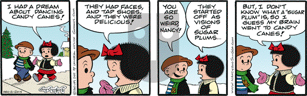 Nancy on Monday December 21, 2015 Comic Strip