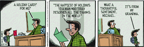 Grand Avenue on Wednesday December 14, 2011 Comic Strip