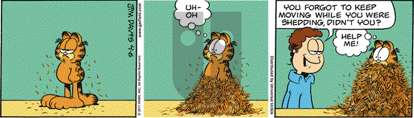 Garfield on Wednesday April 6, 2011 Comic Strip