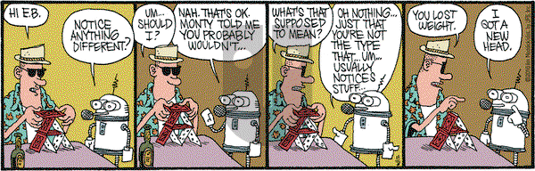 Monty on Wednesday November 3, 2010 Comic Strip