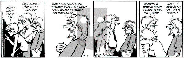 Doonesbury on Thursday July 23, 1992 Comic Strip