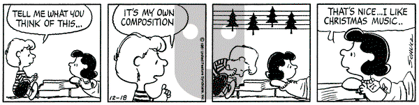 Peanuts on Friday December 18, 1981 Comic Strip