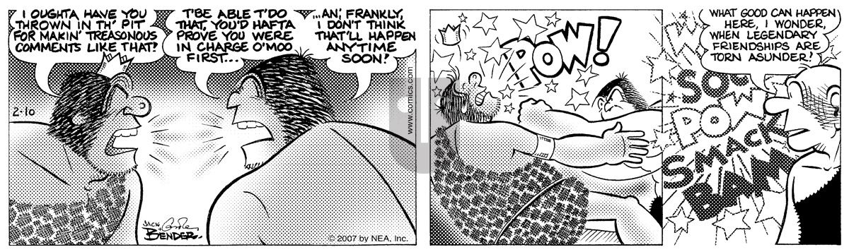 Alley Oop - Saturday February 10, 2007 Comic Strip