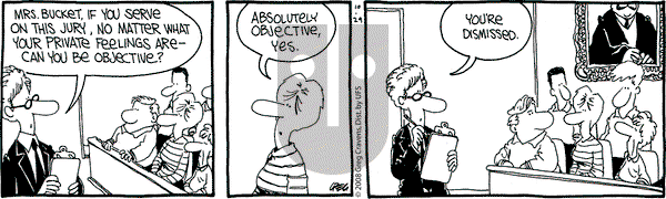 The Buckets on Wednesday October 29, 2008 Comic Strip