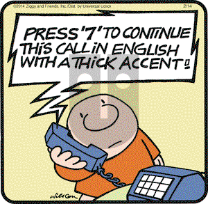 Ziggy on Friday February 14, 2014 Comic Strip