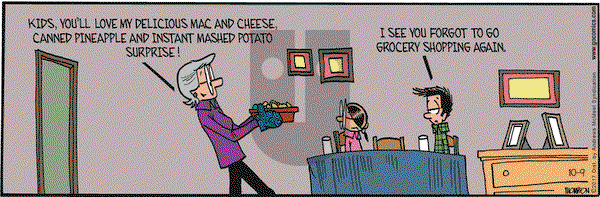 Grand Avenue on Monday October 9, 2017 Comic Strip