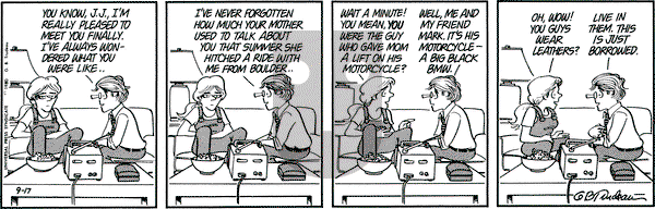 Doonesbury on Wednesday September 17, 1980 Comic Strip