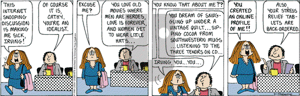 Cathy Classics on Wednesday March 2, 2011 Comic Strip