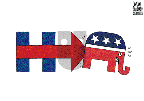 Lalo Alcaraz on Tuesday April 14, 2015 Comic Strip