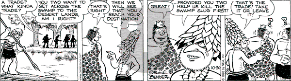 Alley Oop on Friday October 30, 1998 Comic Strip