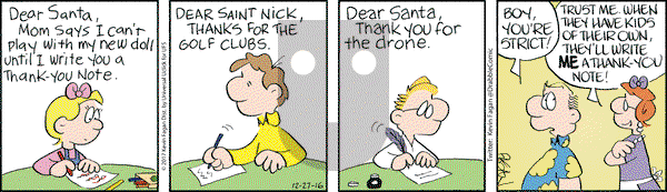Drabble on Tuesday December 27, 2016 Comic Strip