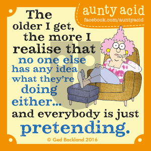 Aunty Acid on Wednesday April 13, 2016 Comic Strip