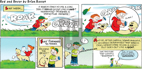 Red and Rover on Sunday March 30, 2008 Comic Strip